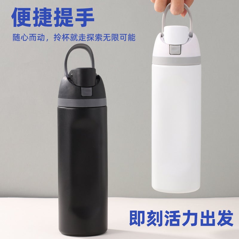 Fruit Cup 304 Stainless Steel Insulated Cup High-Looking Creative Straw Cup Outdoor Portable Water Cup - Image 3